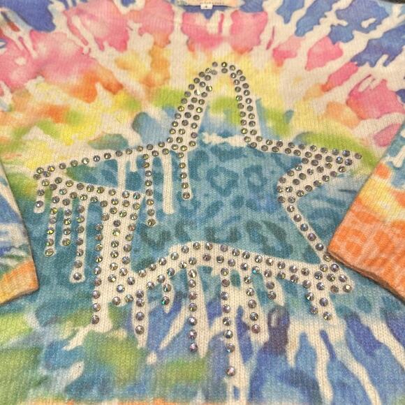 Truly me by Sara Sara rhinestone sweater size 4 - Picture 2 of 4